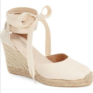 Soludos wedge lace up espadrille sandal